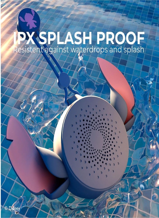 iJOY Disney Lilo and Stitch Bluetooth Shower Speaker with Suction Cup – IPX4 Rated Water Resistant Stitch Speaker for Shower, Baths| Up to 5 HRs Playtime, Built in Controls and Mic for Phone Calls - Image 3